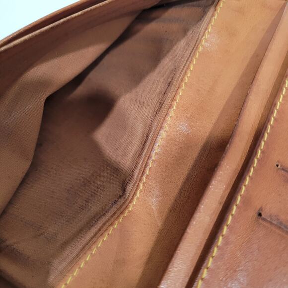 ALVIERO MARTINI Italian Vintage Geo World Map Wallet Brown Bifold Organizer - Picture 5 of 12